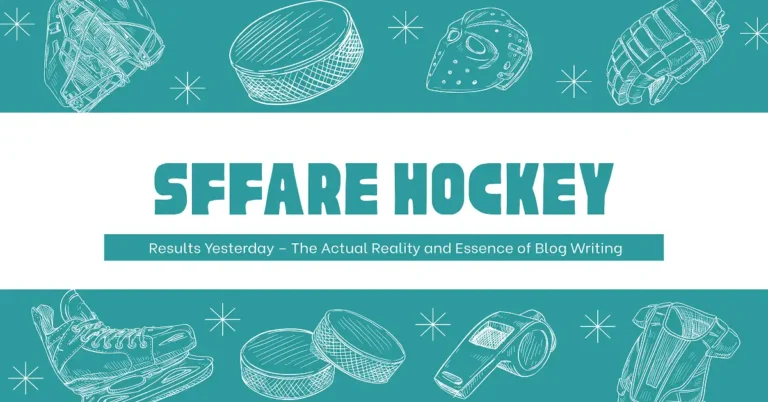 sffarehockey results yesterday